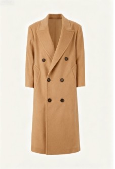 Wide lapel Maxi length Delicate Exquisite Hot sale High quality Chic High end Woman's Jacket