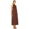 Halter neckline Elegant Open back Charming Fashionable Exquisite Woman's Midi Dress