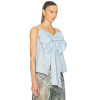 Bow tie Sexy High quality Camisole Backless Elegance Charming Lovely Woman's Blouses