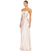 Feminine Open back Cut out Bow detail Delicate Elegant Woman's Off shoulder Dress