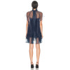 High quality  Exquisite  Fashionable Transparency Hot sale High neckline Woman's Mini Dress