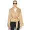 Formal Structured High end Chic Classical Wide lapel V neckline Woman's Trench Coats