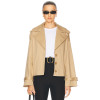 Formal Structured High end Chic Classical Wide lapel V neckline Woman's Trench Coats