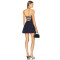 Backless Halter square neckline Stylish Cut out Alluring Charming Woman's Mini Dress