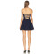 Backless Halter square neckline Stylish Cut out Alluring Charming Woman's Mini Dress