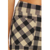 Checkered pattern Luxurious High waisted Slim Formal style Elegant Delicate Woman's Pants