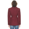 Exquisite Front Pocket Formal style Classical Belt trims Slight V neckline Woman's Fashion Coat
