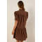 2025 New Fashion Front button Customized Casual Comfortable Elegant Woman's Mini Dress