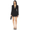 Luxurious V neckline Formal style High quality Hot sale Woman's Blazer Mini Dress