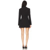 Luxurious V neckline Formal style High quality Hot sale Woman's Blazer Mini Dress