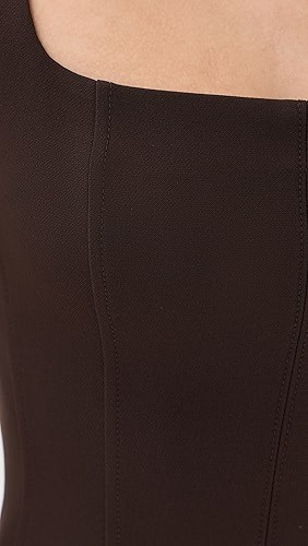 Feminine High quality Sexy Square neckline Backless Sleeveless Woman's Mini Dress