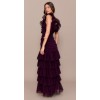 Feminine Ruffled detail Elegant Square neckline Fashion trends Delicate Woman's Long Dress