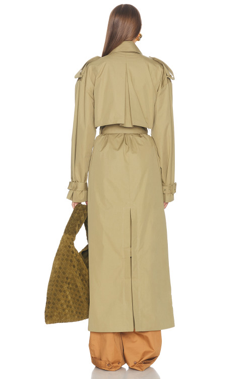 Wide Lapel High end Customized Delicate Fashionable Exquisite Woman's Trench coat