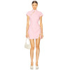 Cheongsam style Cut out Slim Bodycon High neckline Charming Chic Woman's Mini Dress