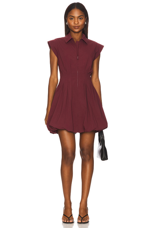 Elegant Feminine High quality Sexy Square neckline Backless Sleeveless Woman's Mini Dress