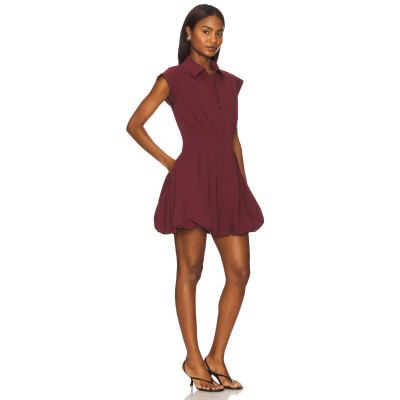 Elegant Feminine High quality Sexy Square neckline Backless Sleeveless Woman's Mini Dress