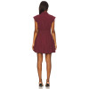 Elegant Feminine High quality Sexy Square neckline Backless Sleeveless Woman's Mini Dress