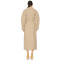 Chic High end Fashionable Exquisite Elegant Wide lapel Belt trims Woman's Trench coat
