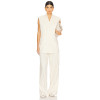 Customized Classical Formal notched lapel Business style Sleeveless Woman's Blazer