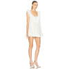 Round v neckline Open back Elegance Delicate New fashion Casual Woman's Mini Dress