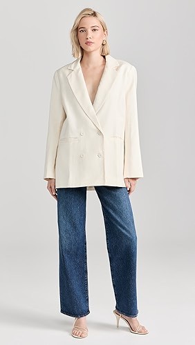 Elegance V neckline Notched lapel Luxurious Delicate Stylish Woman's Fashion Blazer