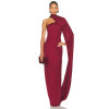 One shoulder Sexy back Sophisticated Luxurious Exquisite Hot sale  Woman's Long Dress