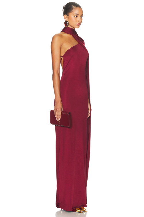 One shoulder Sexy back Sophisticated Luxurious Exquisite Hot sale  Woman's Long Dress