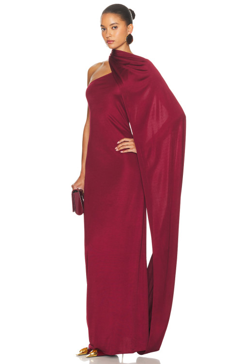 One shoulder Sexy back Sophisticated Luxurious Exquisite Hot sale  Woman's Long Dress