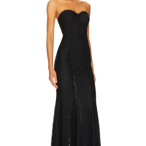 Off shoulder Lace trims Feminine Open back Slim Woman's Chic Dress