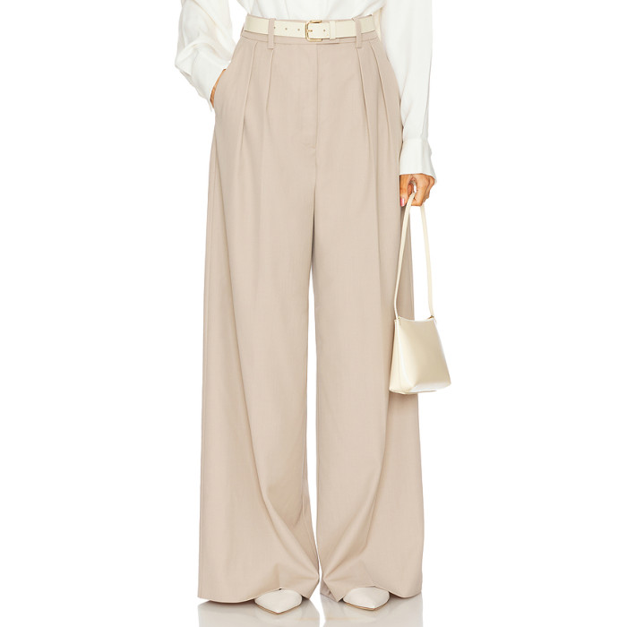Flowy Classy Sleek Elegant Chic High waisted Comfortable Casual Woman's Fashion Pants