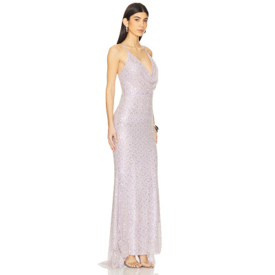 Eye catching Shimmering Glamorous Dazzling Alluring Sophisticated Gorgeous Woman's Long Dress