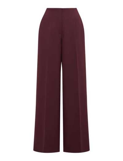 High waisted Versatile Sophisticated Smooth Draped Polished Relaxed Woman's Fashion Pants
