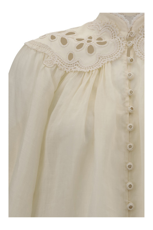 Embroidery Elegance Hot sale Lightweight Flowy Comfortable Woman's Fashion Blouses