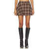 Eye catching Plaid High waisted Lightweight Flowy Stylish Trendy Woman's Skirt Shorts