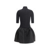 Bodycon Midi length sleeves Voluminous skirt Hot sale Customized Fashion Woman's Mini Dress