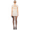 Cut out Cape like See through Luxury Fashionable 2025 New Design Woman's Mini Dress