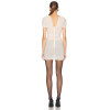 Cut out Cape like See through Luxury Fashionable 2025 New Design Woman's Mini Dress