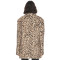 Textured Leopard print Plush Eye catching Chic Elegant Hot sale Fashion Woman's Coats
