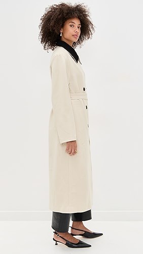 Double breasted Adjustable belt breasted 2025 Customization Woman's Fashion Trench coat