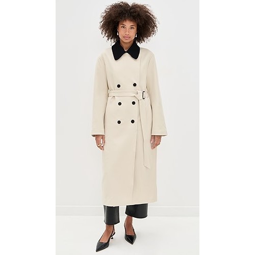Double breasted Adjustable belt breasted 2025 Customization Woman's Fashion Trench coat