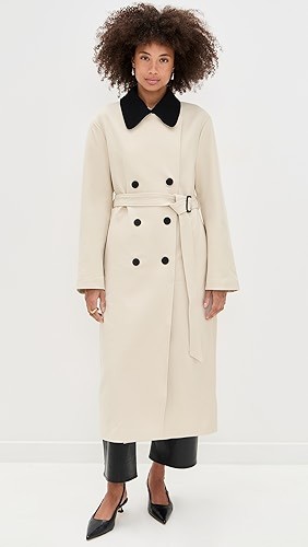 Double breasted Adjustable belt breasted 2025 Customization Woman's Fashion Trench coat