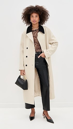 Double breasted Adjustable belt breasted 2025 Customization Woman's Fashion Trench coat