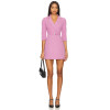 Three quarter sleeves Sophistication V neckline High quality Woman's Blazer dress