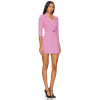 Three quarter sleeves Sophistication V neckline High quality Woman's Blazer dress