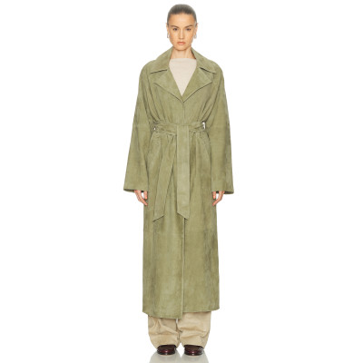 Notched lapel Relaxed Floor length Versatile Hot sale Customization Woman's Fashion Coats