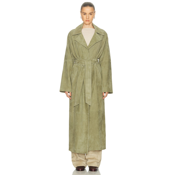 Notched lapel Relaxed Floor length Versatile Hot sale Customization Woman's Fashion Coats