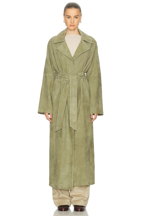 Notched lapel Relaxed Floor length Versatile Hot sale Customization Woman's Fashion Coats