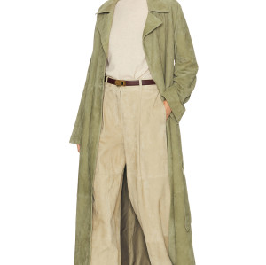 Notched lapel Relaxed Floor length Versatile Hot sale Customization Woman's Fashion Coats