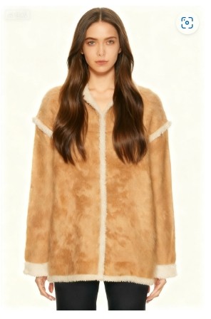 Cozy aesthetic Relaxed fit Oversized Comfortable Neutral Timeless Elegant Woman's Coat