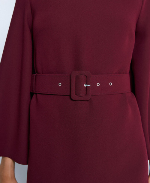 Beautiful High quality Elegant High quality V back Long sleeves Woman's Mini Dress